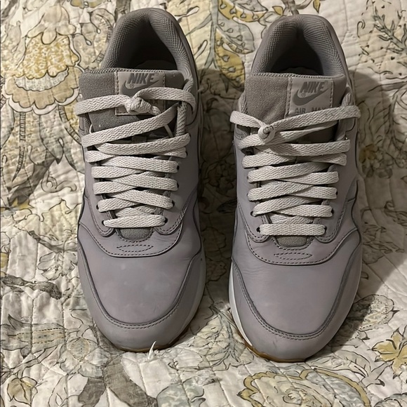 Nike Air Max 1 Premium Gray Sneakers - Picture 3 of 3